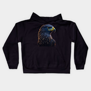 Eagle Portrait Kids Hoodie